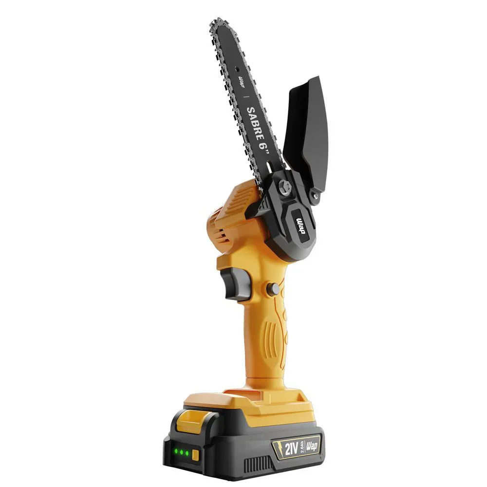 Mini Motosserra Sabre À Bateria 6" Wap K21 S02 - Bivolt