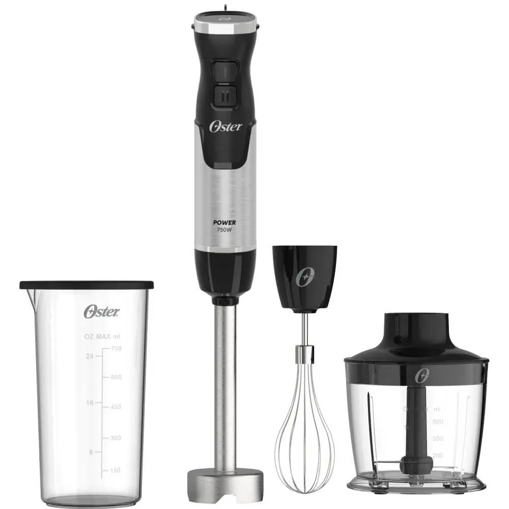 Mixer Power Oster Black Inox 3 em 1 OMIX570