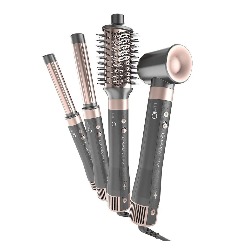 Secador e Modelador Gama Multistyler Uniq Aura 4 em 1