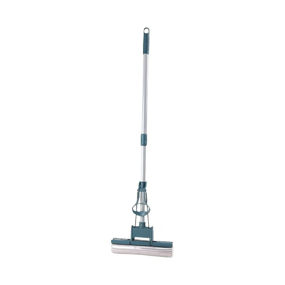 Mop com Esponja - Verde e Cinza