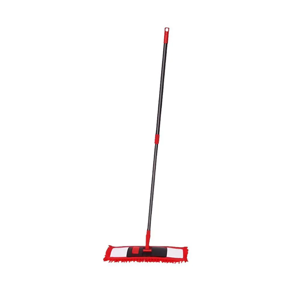 Mop Flat Chenile Camesa - Vermelho/Cinza