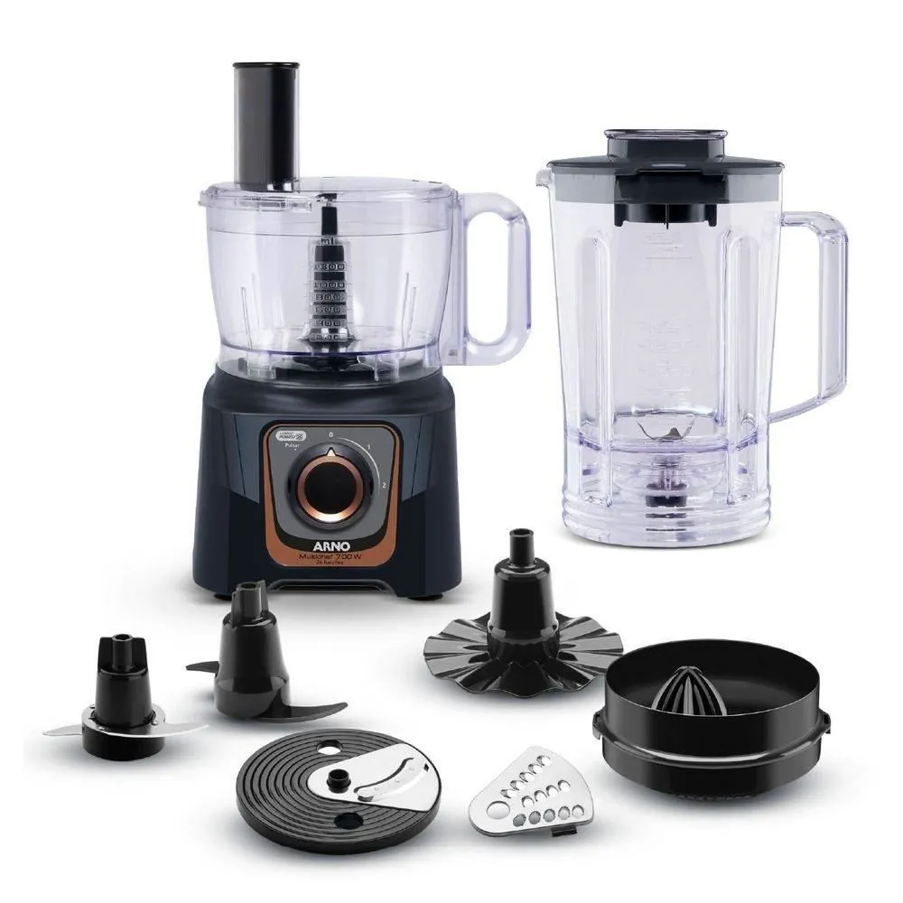 Multiprocessador Arno 700W 24 Funções Preto MP72