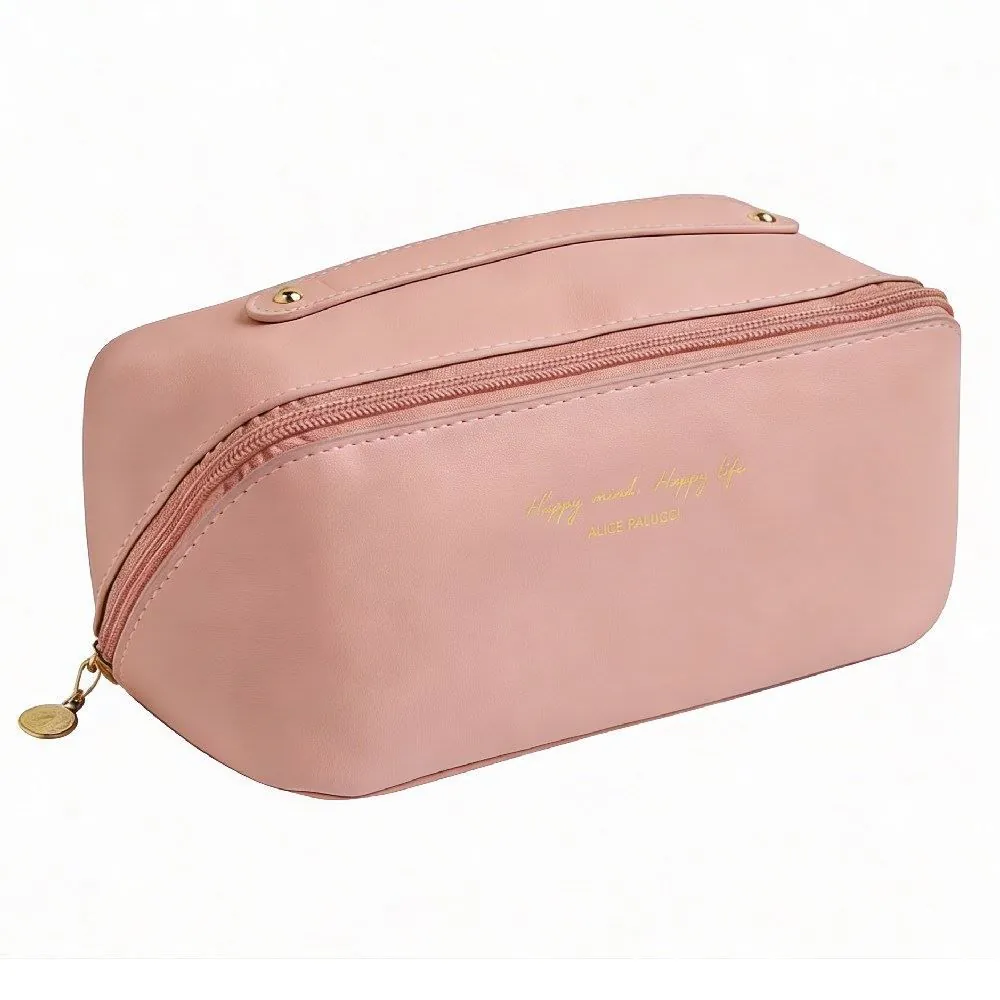 Necessaire Trapézio com Divisória Alice Palucci - Nude U
