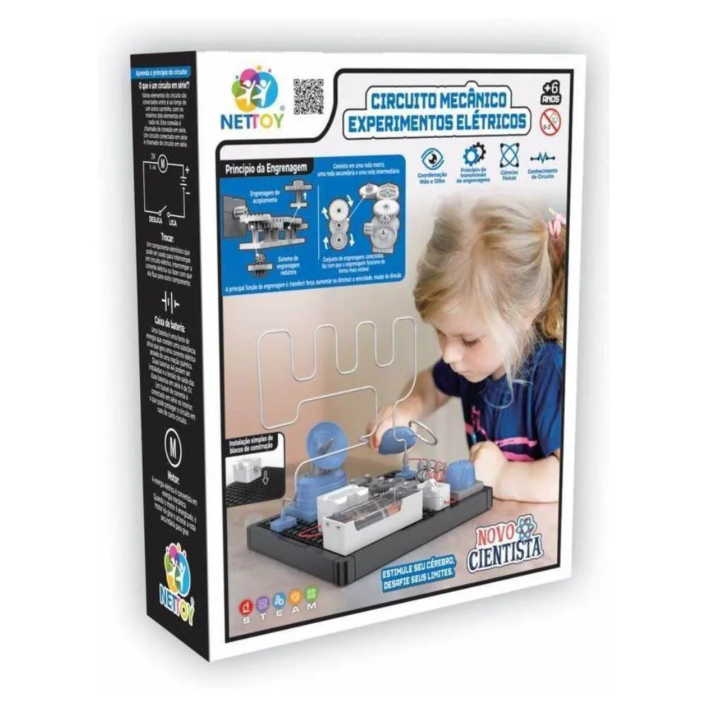 Novo Cientista Circuito Mecânico Nettoy - 40092