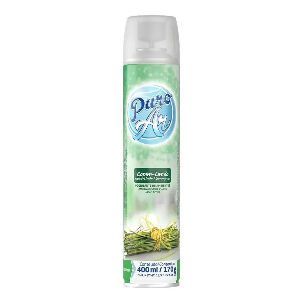 Odorizador de Ambiente Puro Ar Super Dom 400Ml - Capim Limão