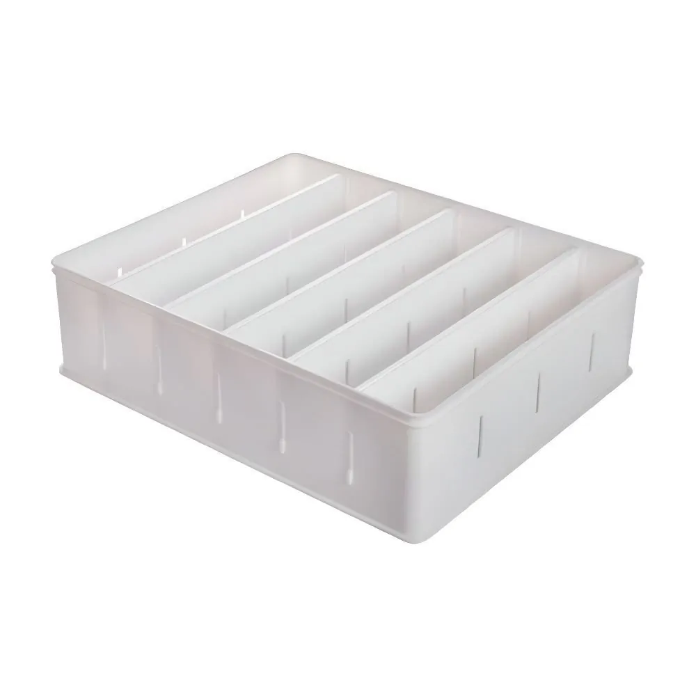 Organizador Encaixa com 5 Divisórias Médias Plasútil - Branco