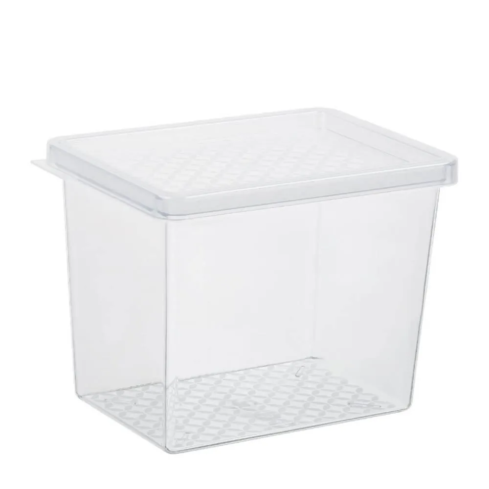Organizador Multiuso com Tampa Uz 1,3L - Transparente