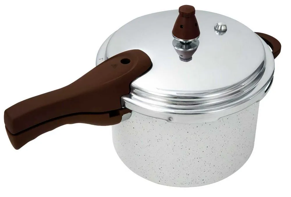 Panela Pressao Revestimento Ceramico Indução 4,2L Vanilla - Vanilla