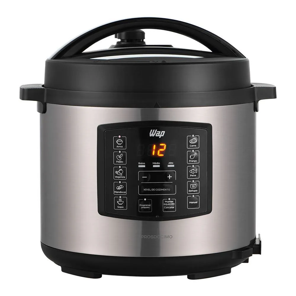 Panela de Pressão Elétrica Wap 6 Litros 1000W WPPE1