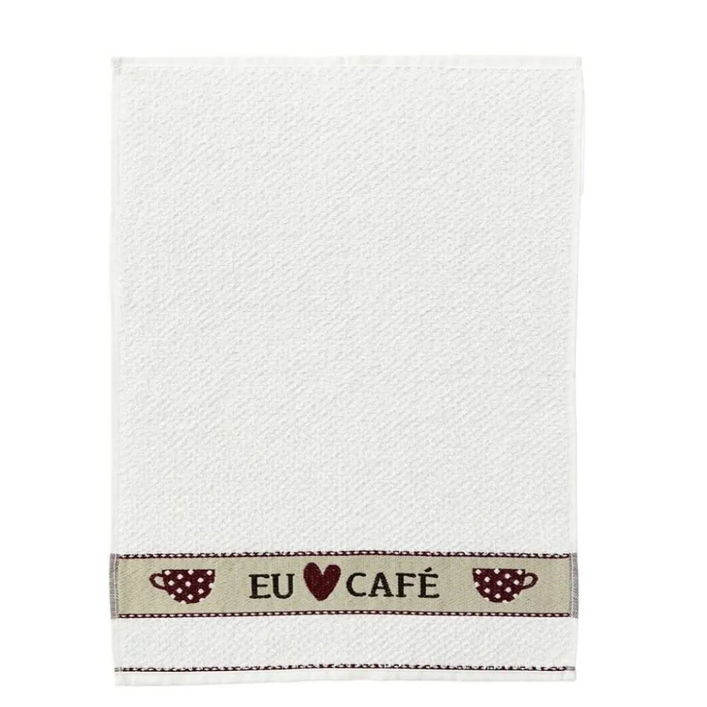 Pano de Copa 100% Algodão Gourmet - Amo Café