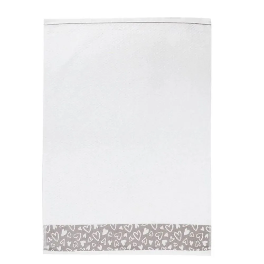 Pano de Copa 46Cm X 65Cm Jacquard Karsten - Coração