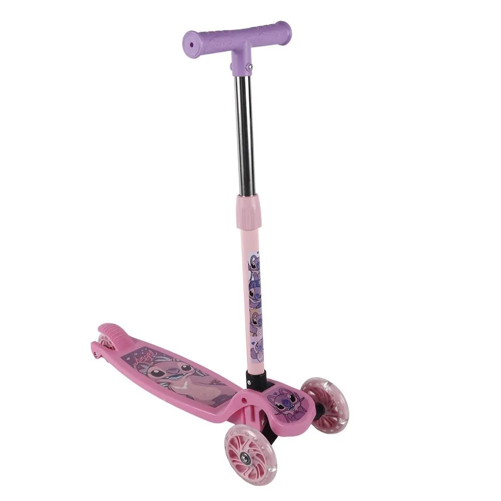 Patinete Infantil 3 Rodas com Led Angel Disney