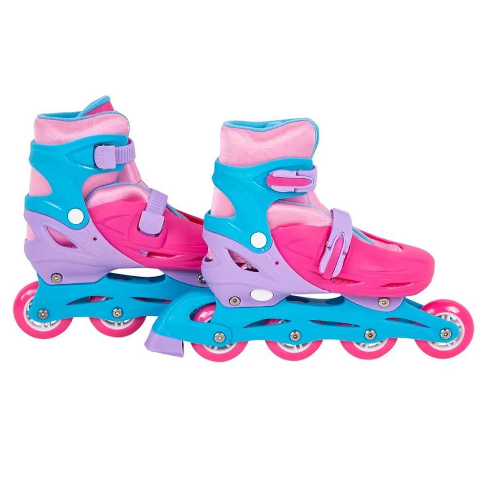 Patins Feminino Rosa In Line 36 a 39 Toys - HBR0435