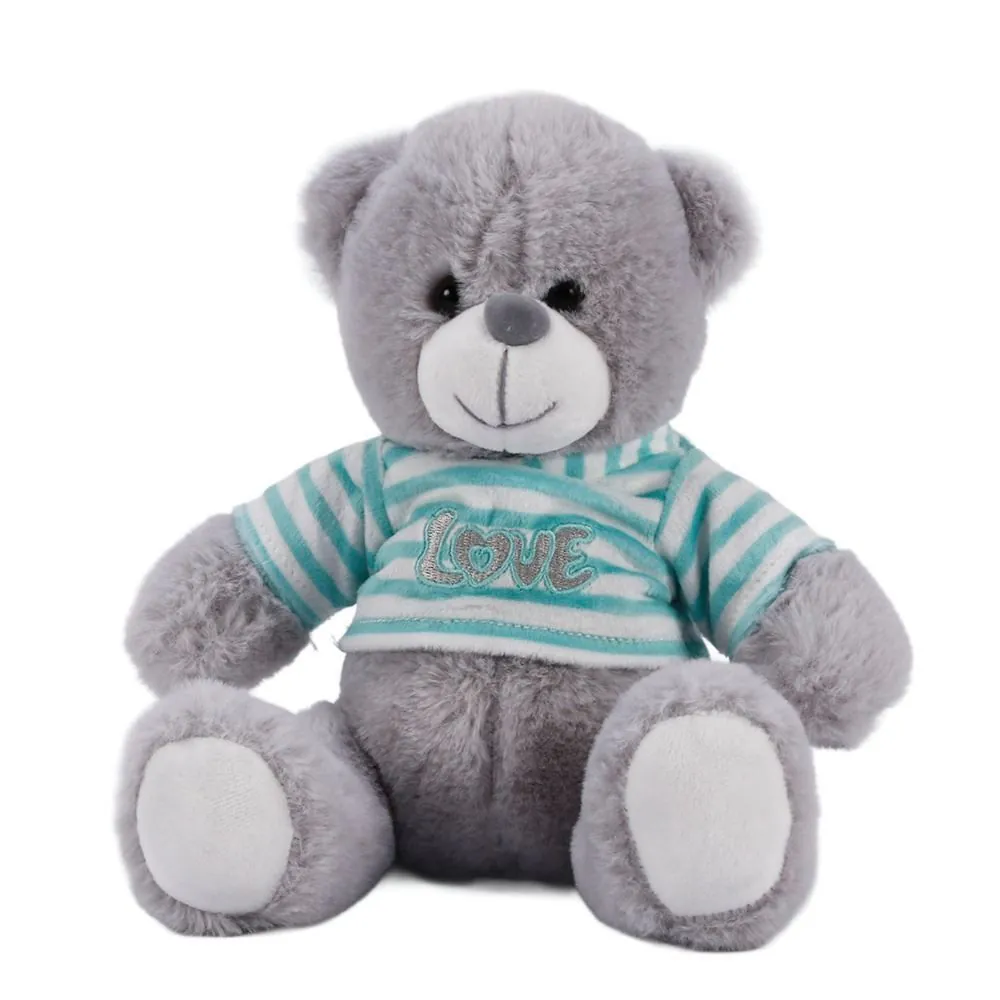 Pelúcia Urso Sentado Cinza Toys - Sortido