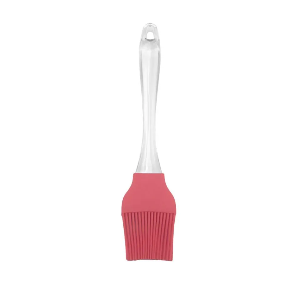 Pincel de Silicone Basic 23Cm - Vermelho