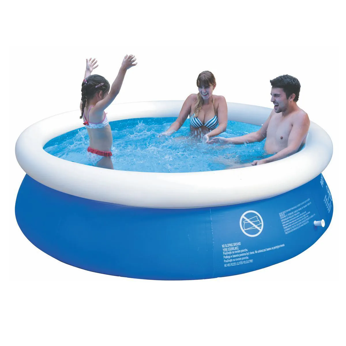 Piscina Inflável 240X63cm Master Beach 2592 Litros - Azul