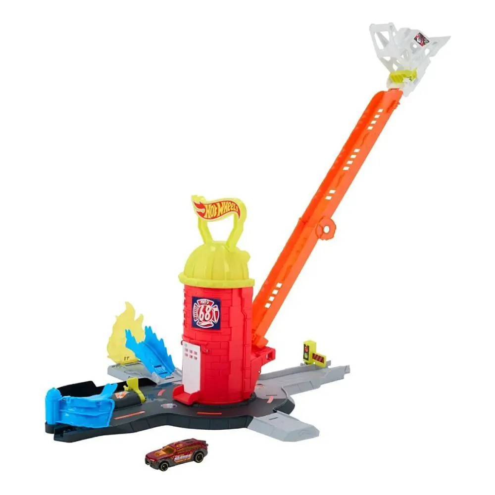 Pista Hot Wheels City Corpo de Bombeiros Mattel - JHL95