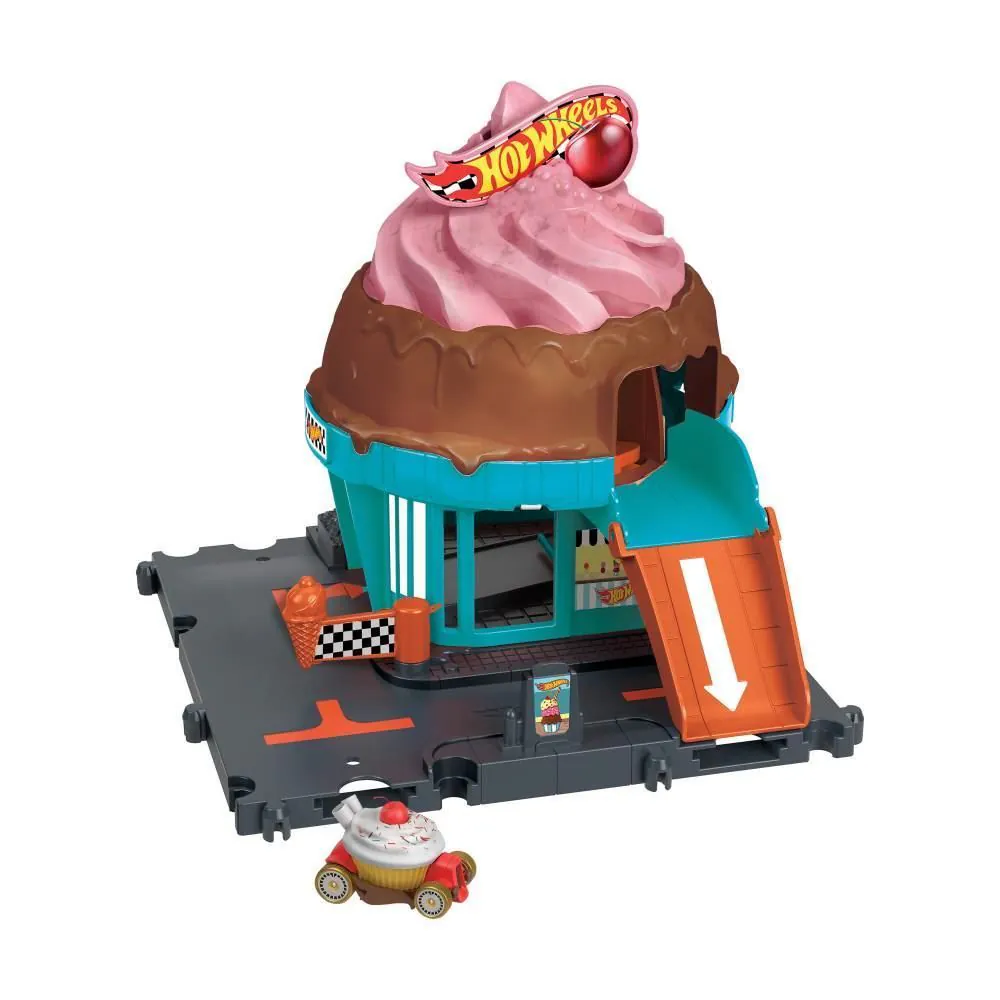 Pista Hot Wheels City Sorveteria Mattel - HTN77