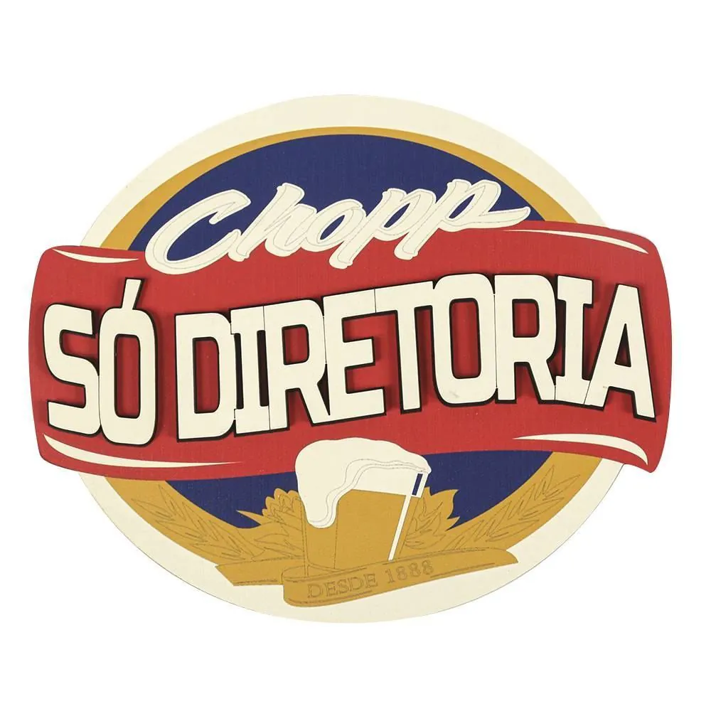 Placa Decorativa Divertida Grife de Boteco - Sortido
