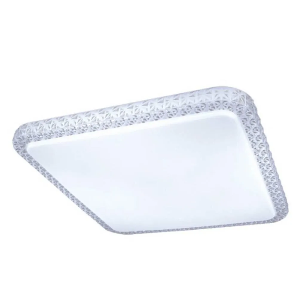 Plafon Led Taschibra Quadrado Liora On Tw 30W com Controle Remoto