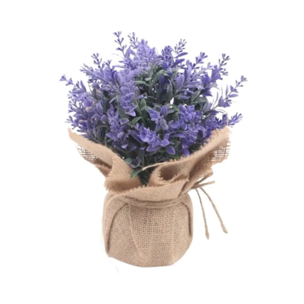 Planta Artificial Lavanda com Saco 25Cm