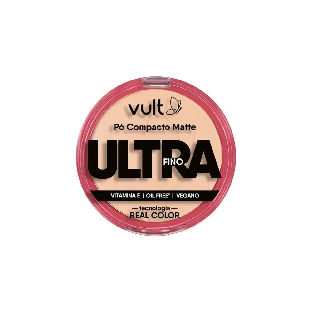 Pó Compacto Matte Ultrafino V410 Vult - 9g