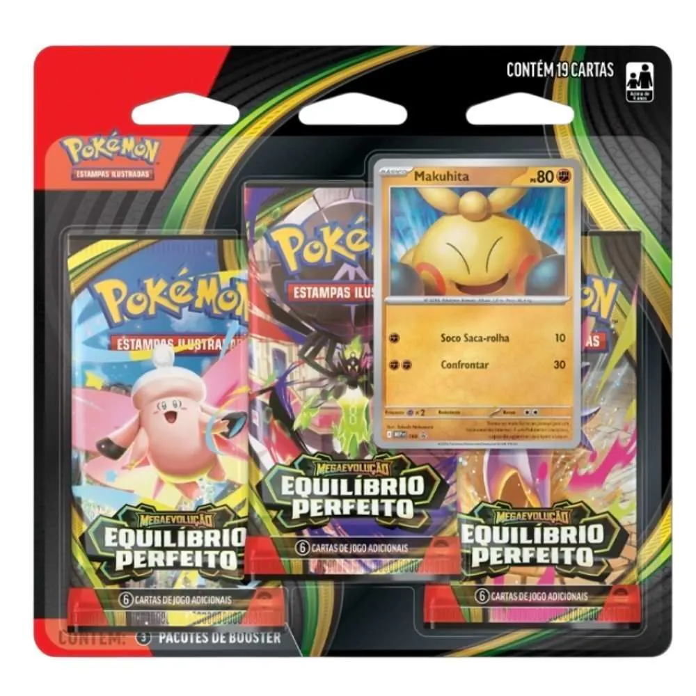 Pokémon Blister Triplo Me 03 Equilíbrio Perfeito Copag