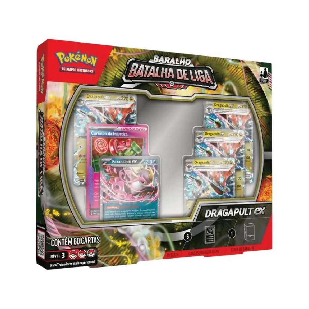 Pokémon Deck Batalha de Liga Dragapult Copag - 35245