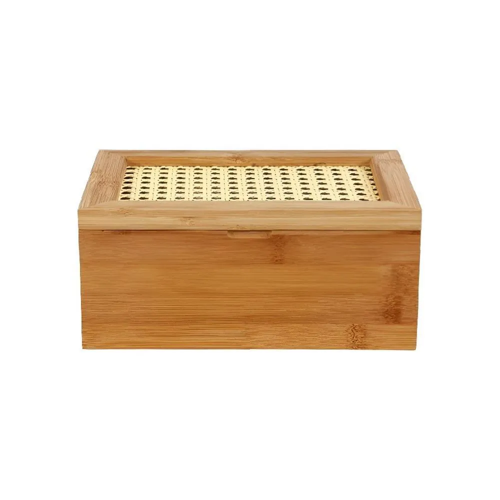 Porta Chá Bambu 24Cm - Natural