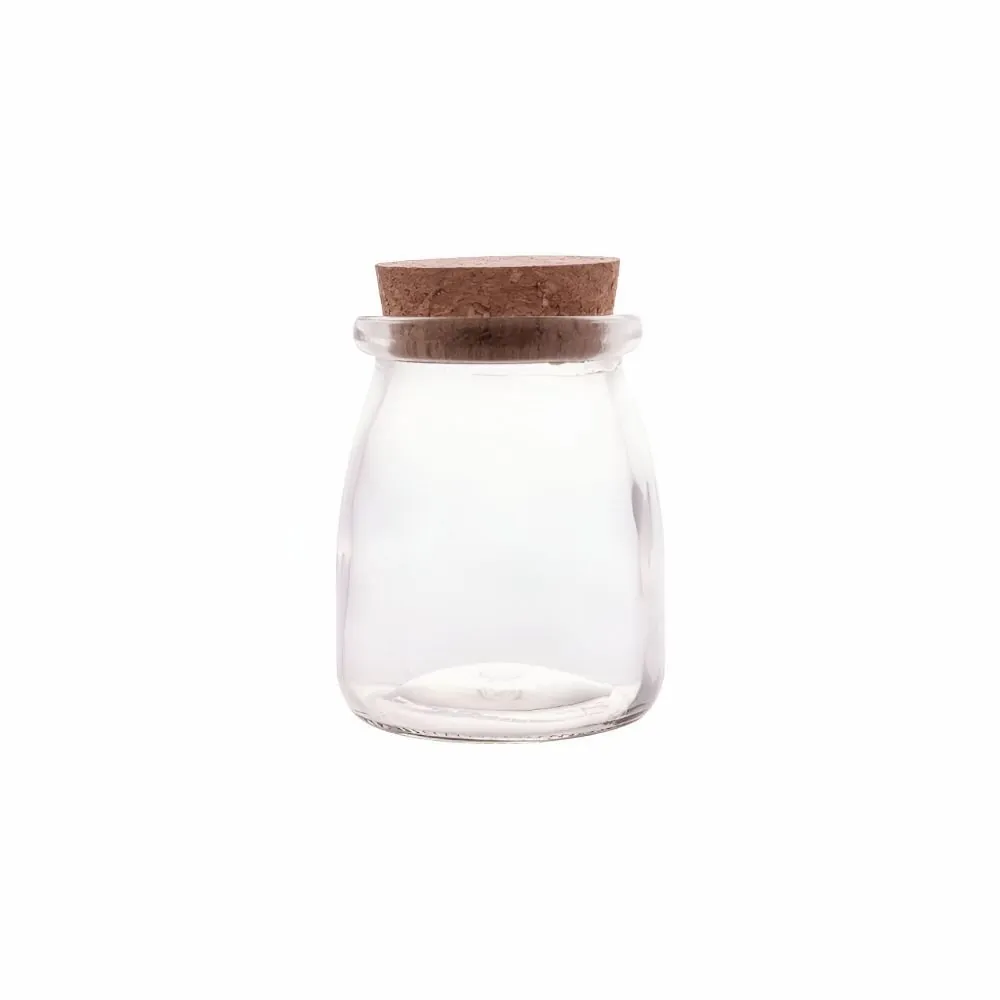 Porta Condimentos Redondo com Tampa Rolha Lyor - 190 Ml
