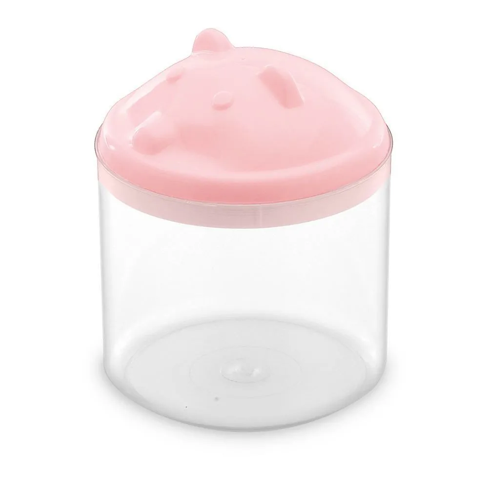 Porta Cotonete Urso Transparente Baby - Roset