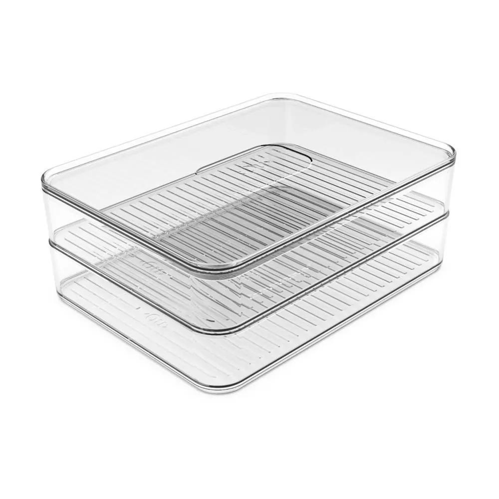 Porta Frios Duplo Clear - Transparente