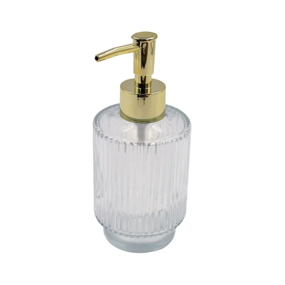 Porta Sabonete Líquido de Vidro Redondo - 310Ml