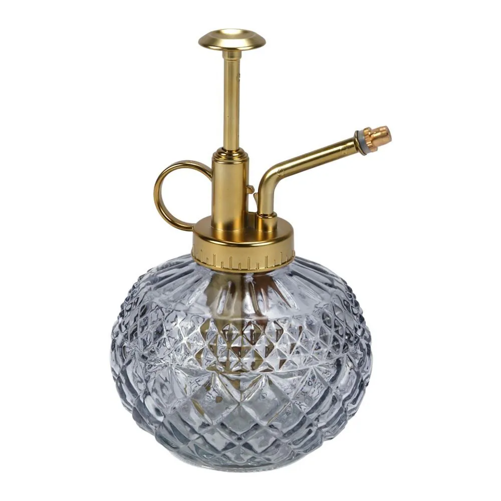 Porta Sabonete Líquido Diamante Redondo 310Ml - Dourado