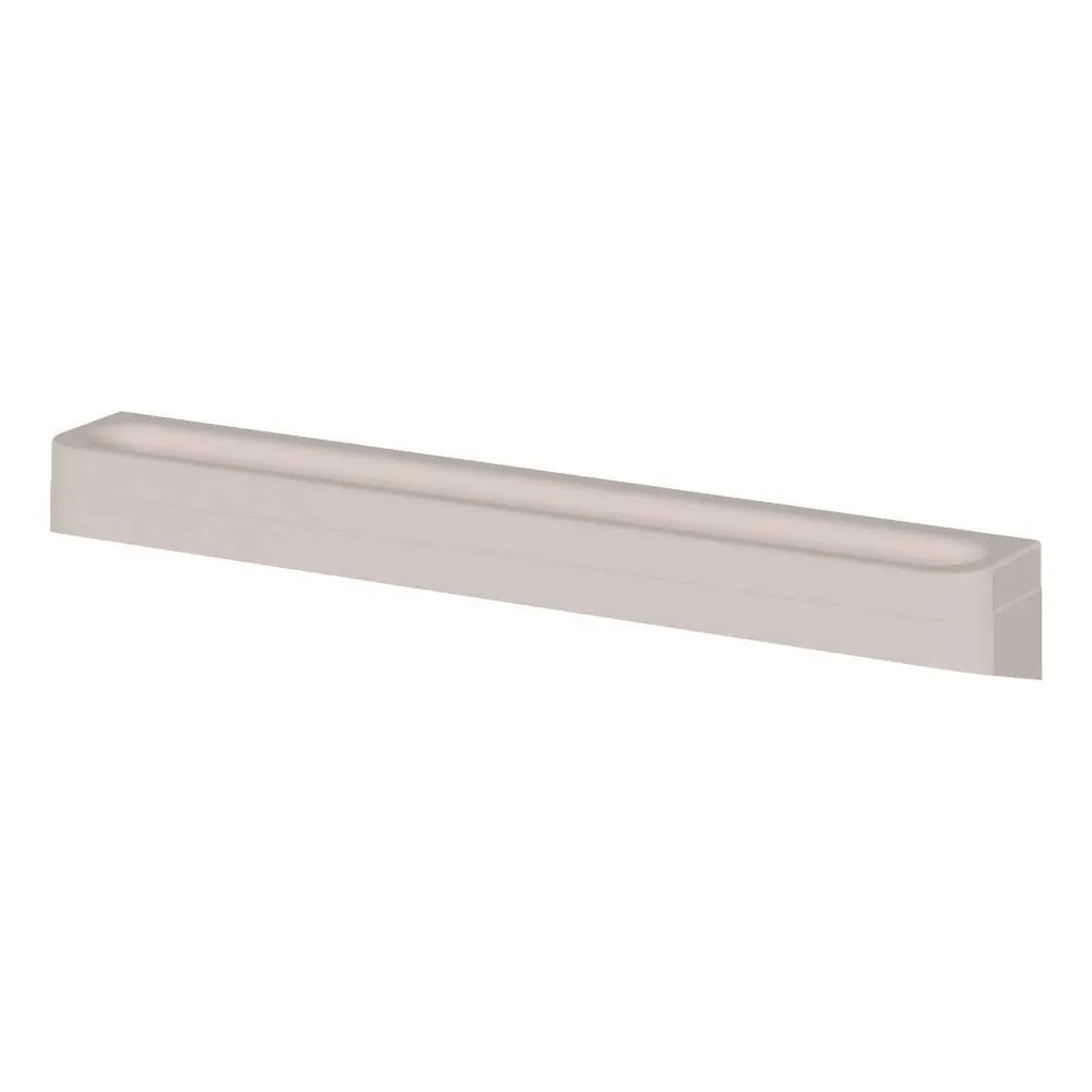 Porta Toalha de Parede 55Cm Eleve Ou - Bege Fechado