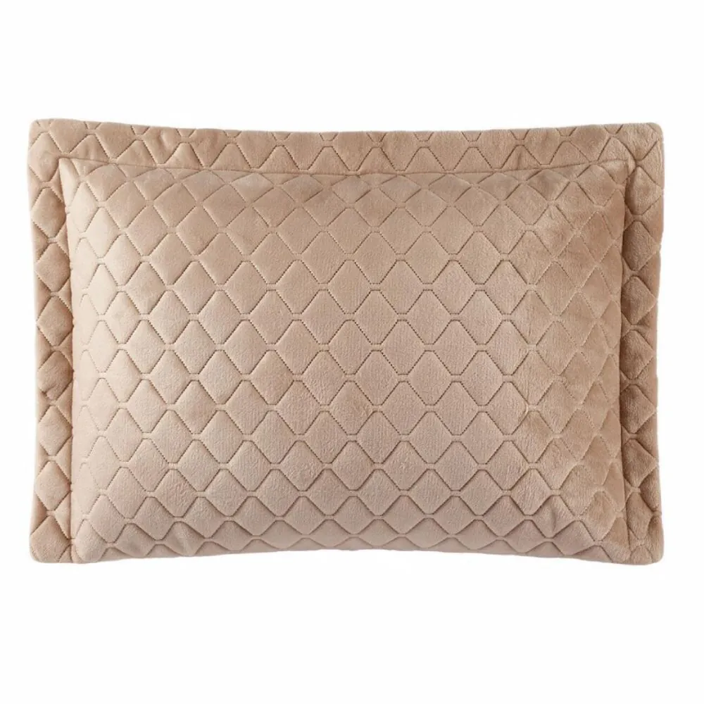 Porta Travesseiro Plush Provence - Bege