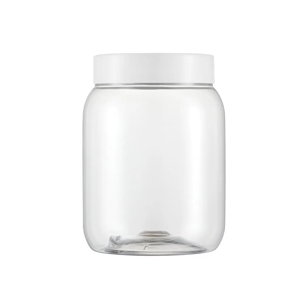 Pote com Tampa 1000Ml Bandeirante - Transparente