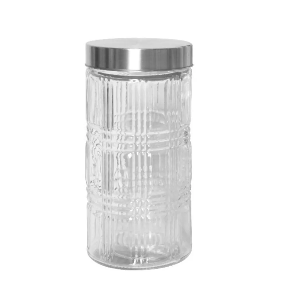 Pote de Vidro com Tampa 1,6 Litros - Transparente