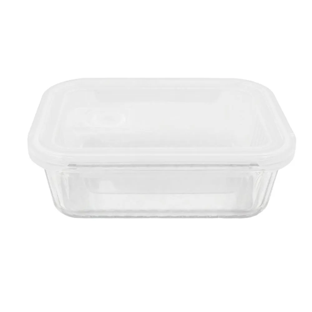 Pote de Vidro Hermético Canelado 1,4 Litros - Transparente