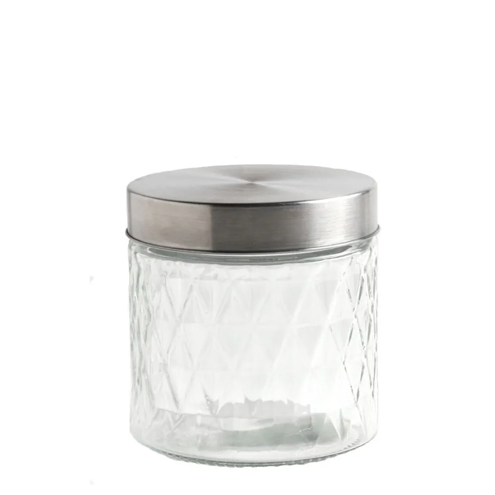Pote de Vidro Redondo com Tampa 800Ml
