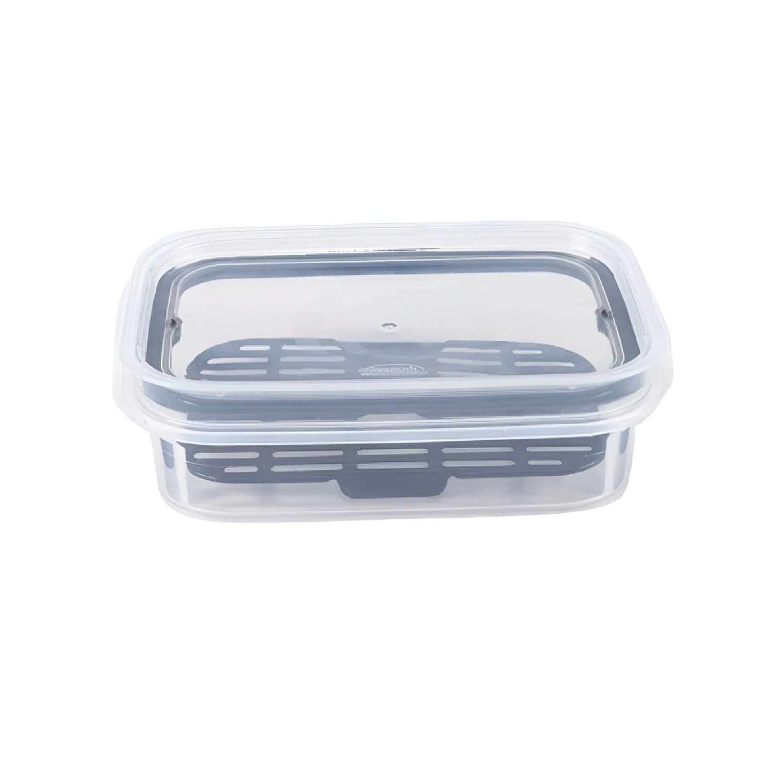 Pote Hermético com Escorredor Trava Mais Plasútil 500Ml - Transparente