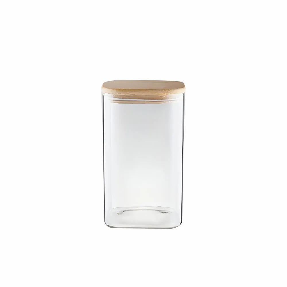 Pote Hermético Quadrado de Vidro Liege Hauskraft 500Ml