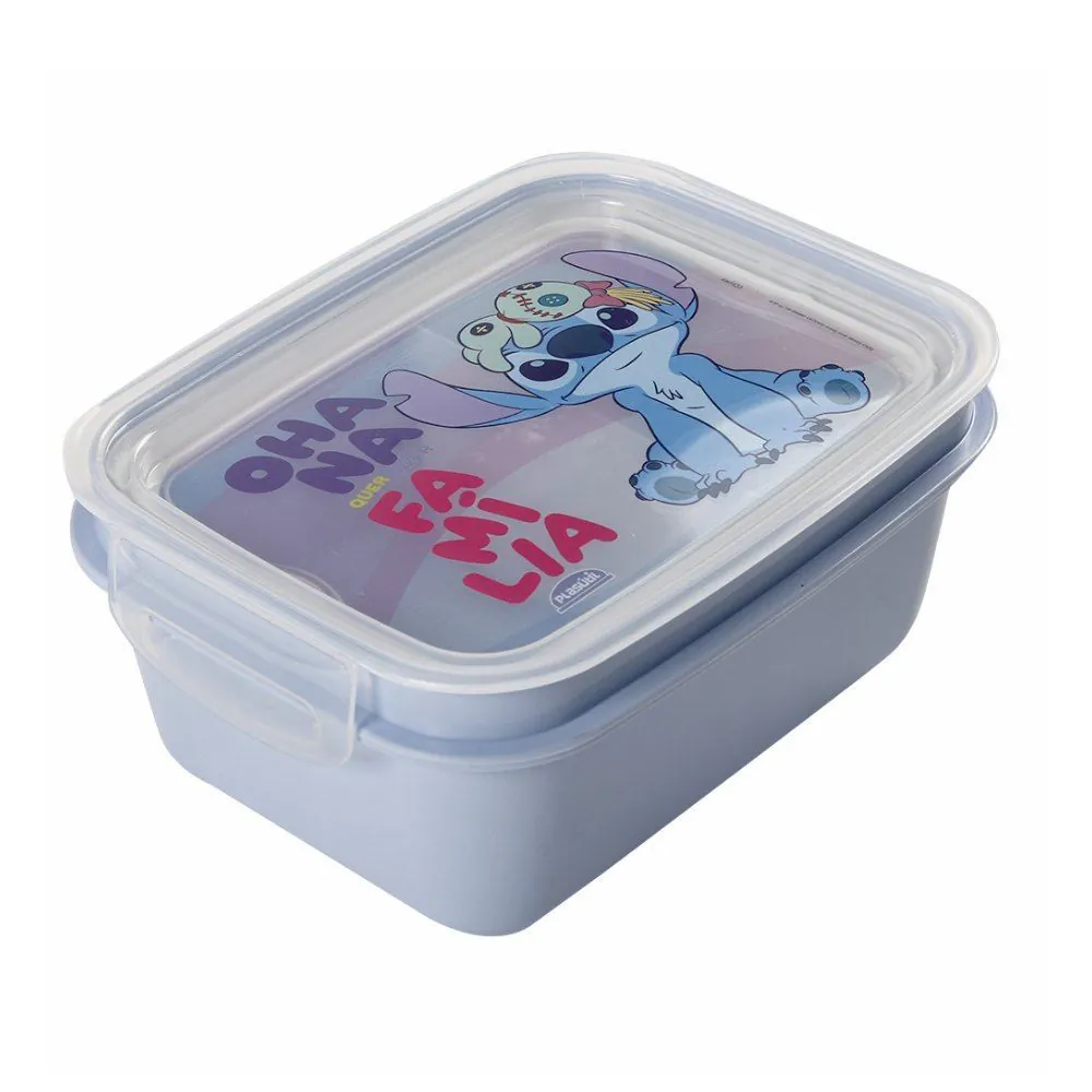 Pote Marmita com Trava Stitch Plasútil 850 Ml - Stitch