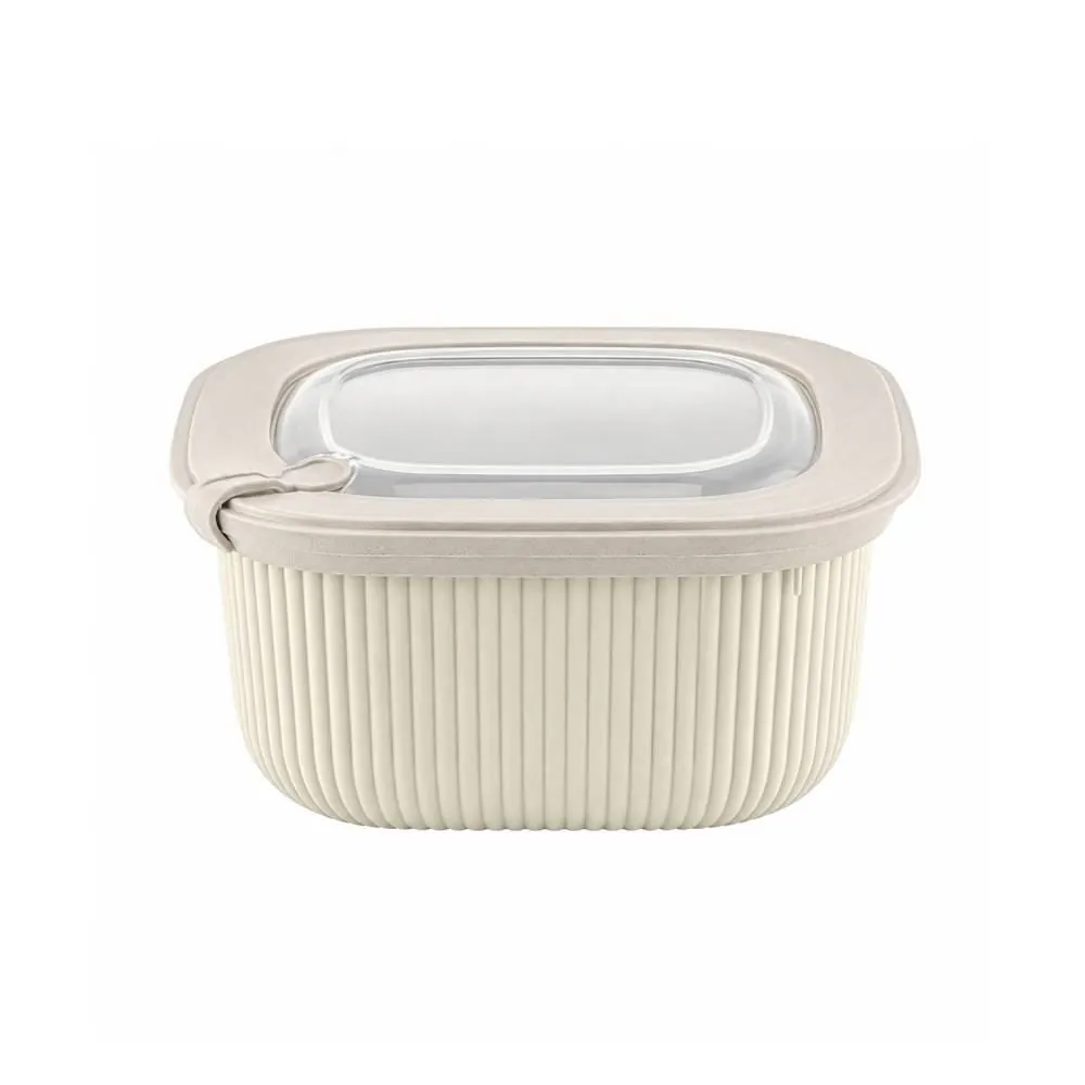 Pote Quadrado Camerata 600Ml - Bege
