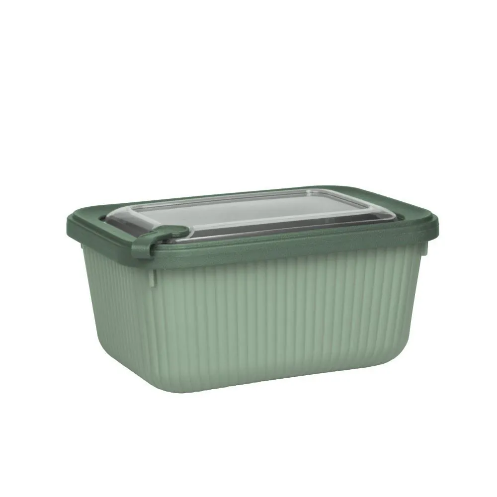 Pote Retangular Camerata 1,05 Litro - Verde