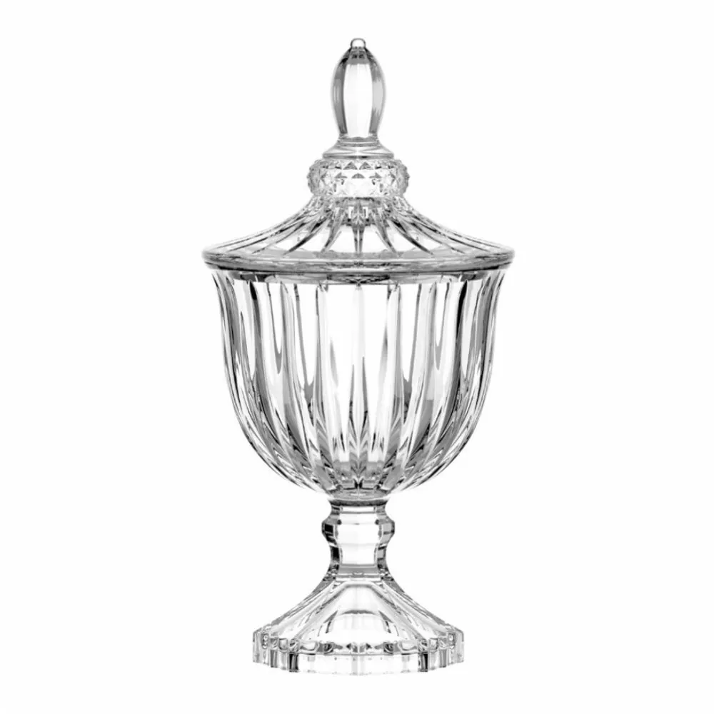 Bomboniere de Vidro Melina Hauskraft 24,5Cm - Transparente