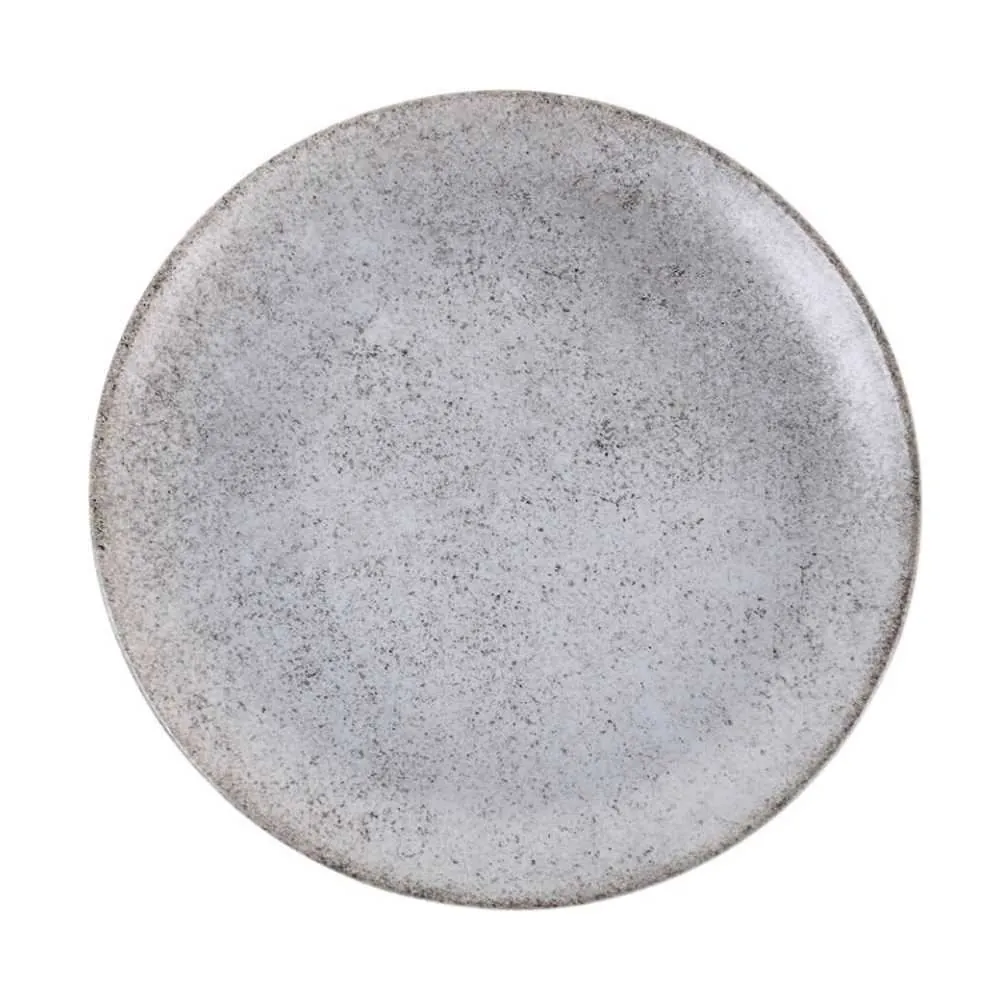 Prato de Sobremesa Coupe Concrete 21Cm - Cerâmica