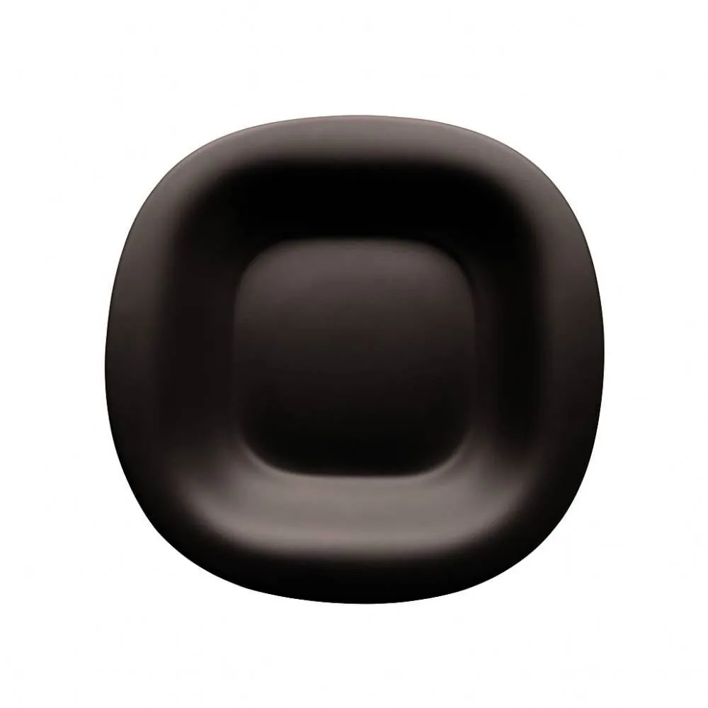 Prato de Sobremesa Lyor Opalino Carine Black 19Cm - Preto