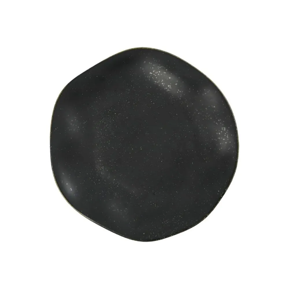 Prato de Sobremesa Ryo Volcano Oxford 21,5Cm - Preto