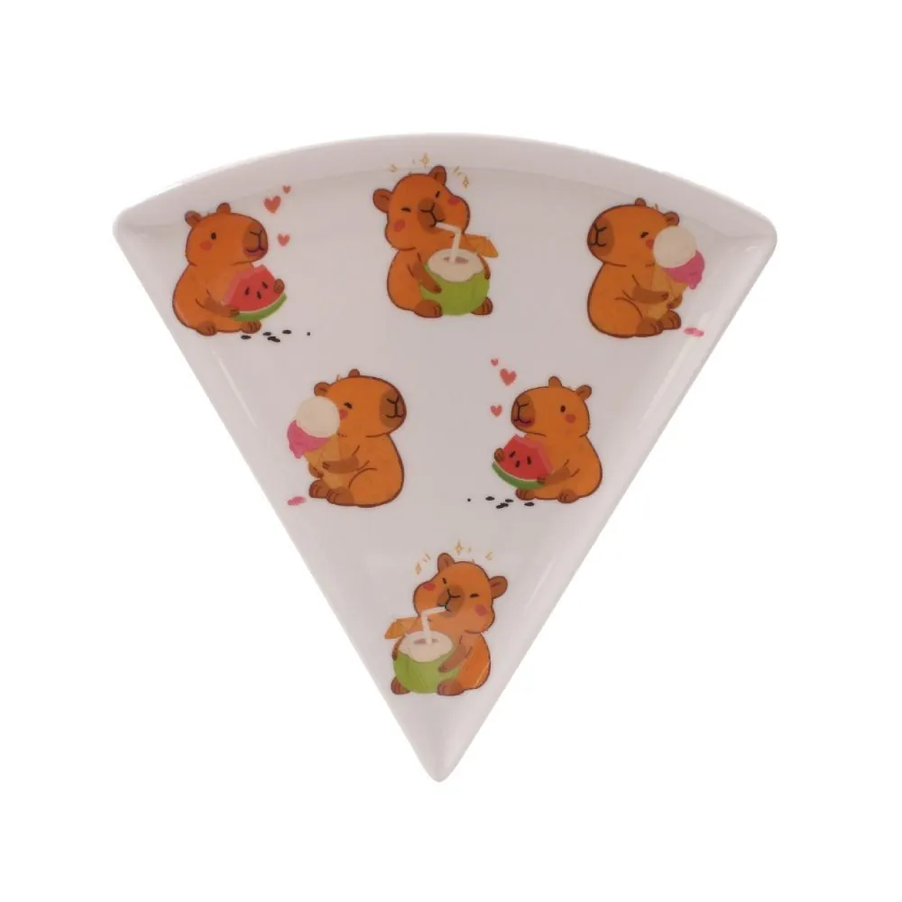 Prato Pizza Melamina Capivara - 22Cm
